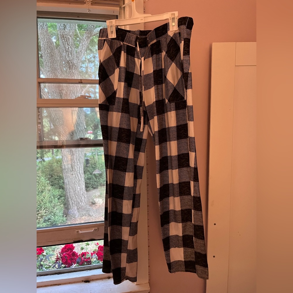 Plad pj pants
